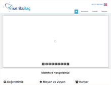 Tablet Screenshot of matriksilac.com.tr